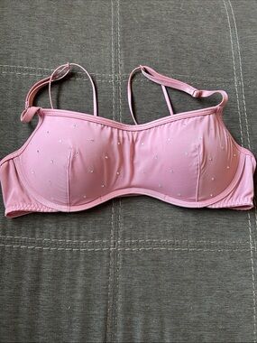 PINK Victoria's Secret  Rhinestone Underwire Bra